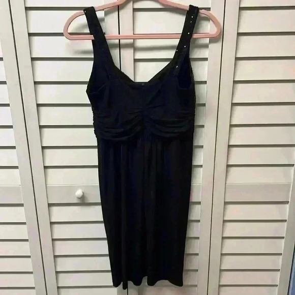 Maggy London Black Sequin Cocktail Dress - Size 6 - Picture 4 of 4